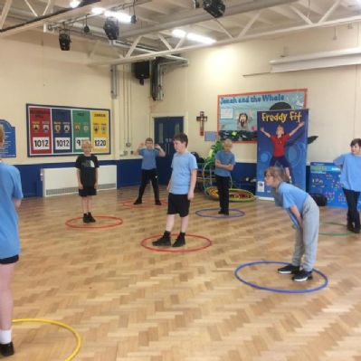 St Paul's and Year 6 enjoyed working with Freddie Fit.