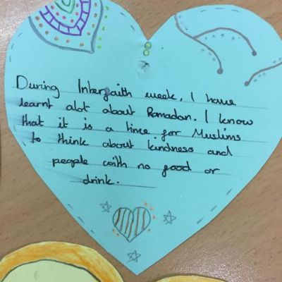 Our responses to Inter Faith Week